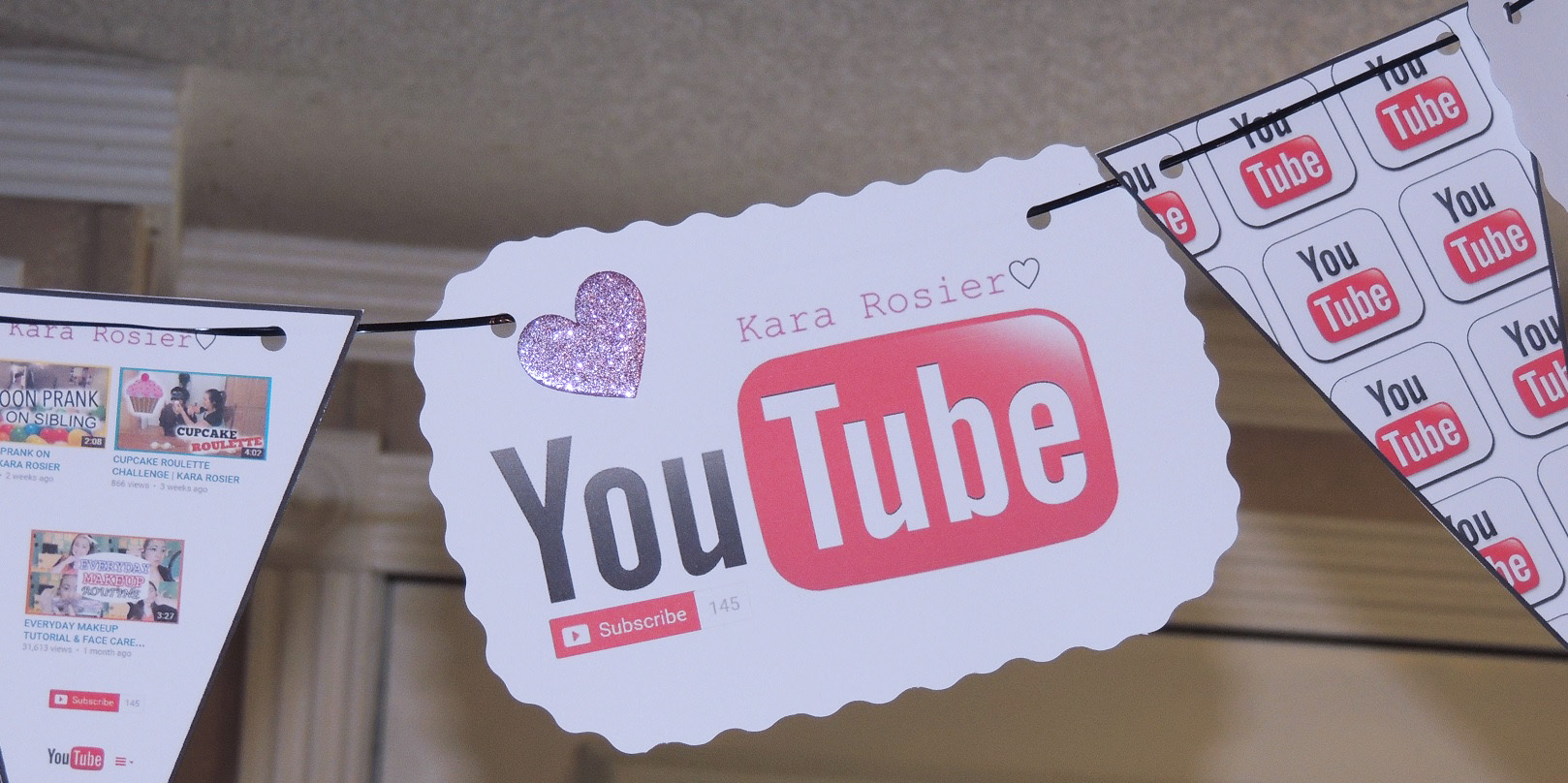 Youtube Birthday Party Printables